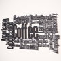 Wallity Coffee - APT566LS Escultura de pared de metal negra
